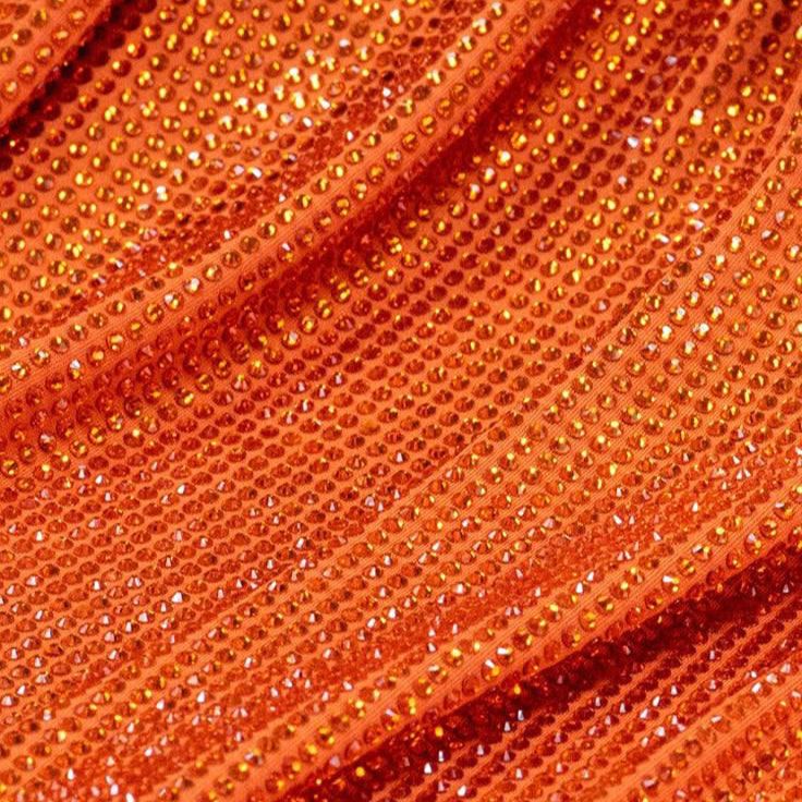 A dazzling full-length crystal gown named Celestial Diva